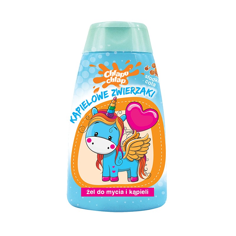 CHLAPU CHLAP BATH GEL BATH ANIMALS sweet cola | Vaistine1.lt