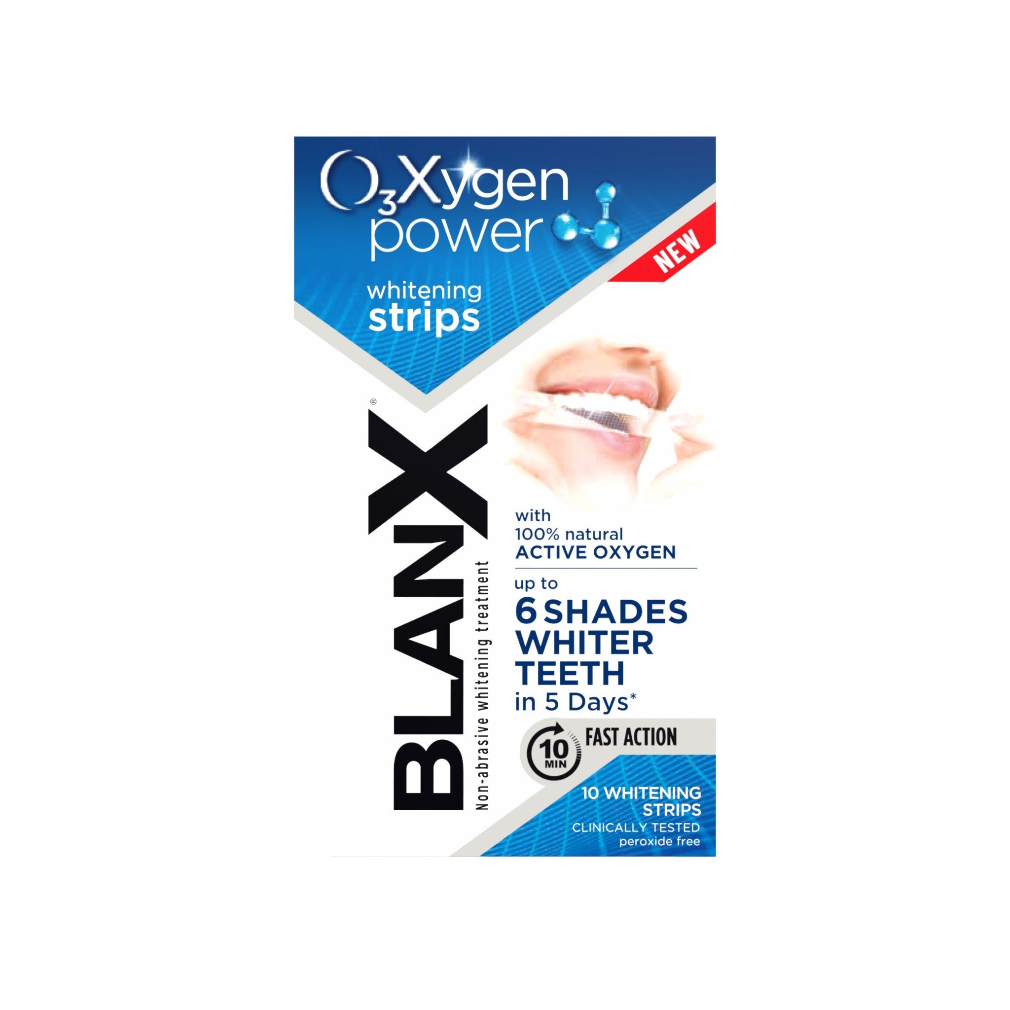 BLANX O3X Whitening Strips 10 pieces | Vaistine1.lt