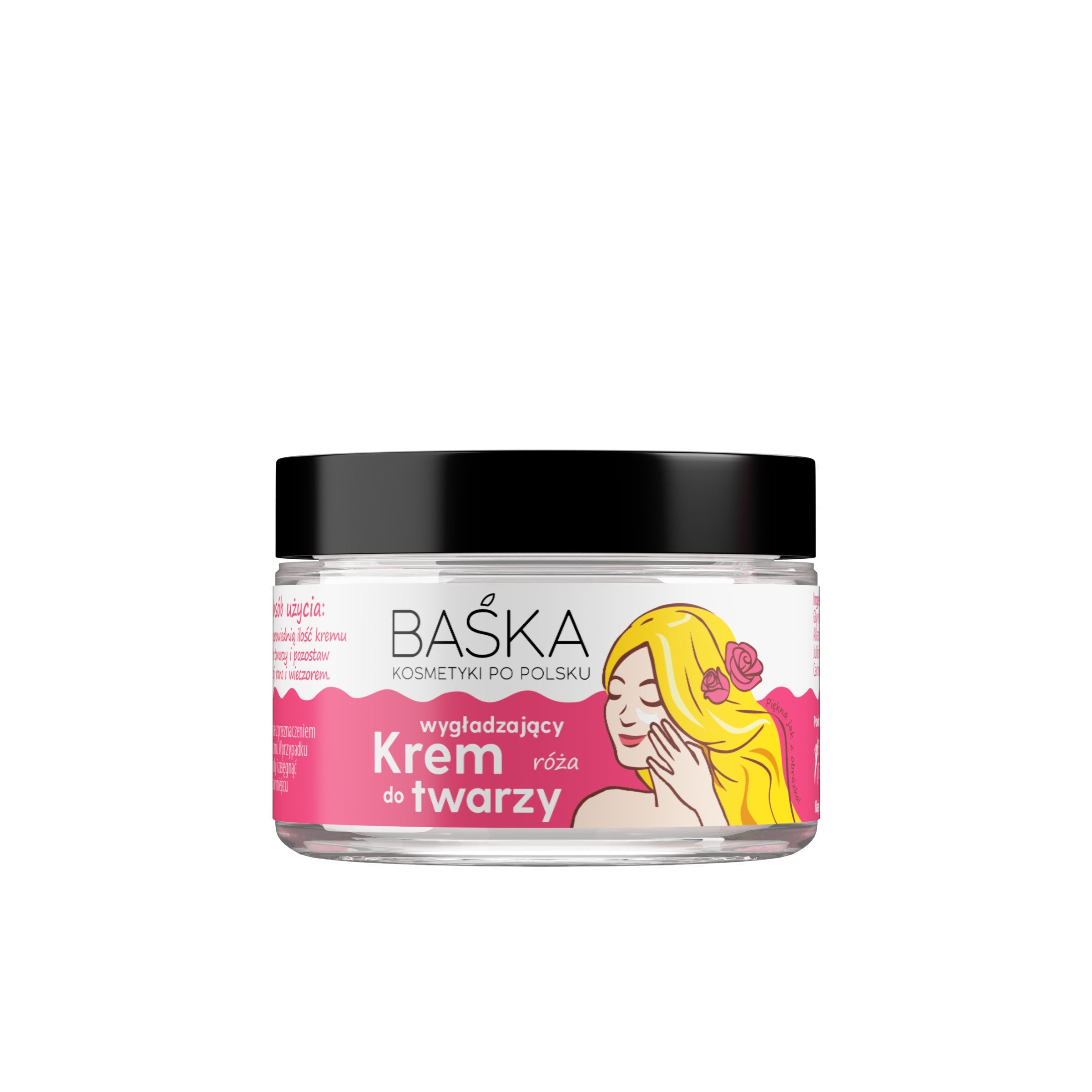 BAŚKA Face Cream - smoothing rose 50 ml | Vaistine1.lt