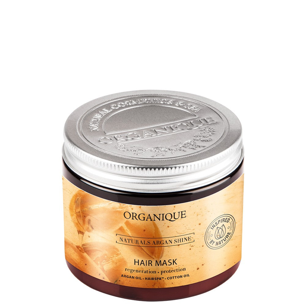 ORGANIQUE Argan Shine Mask for dry and dull hair 200 ml | Vaistine1.lt