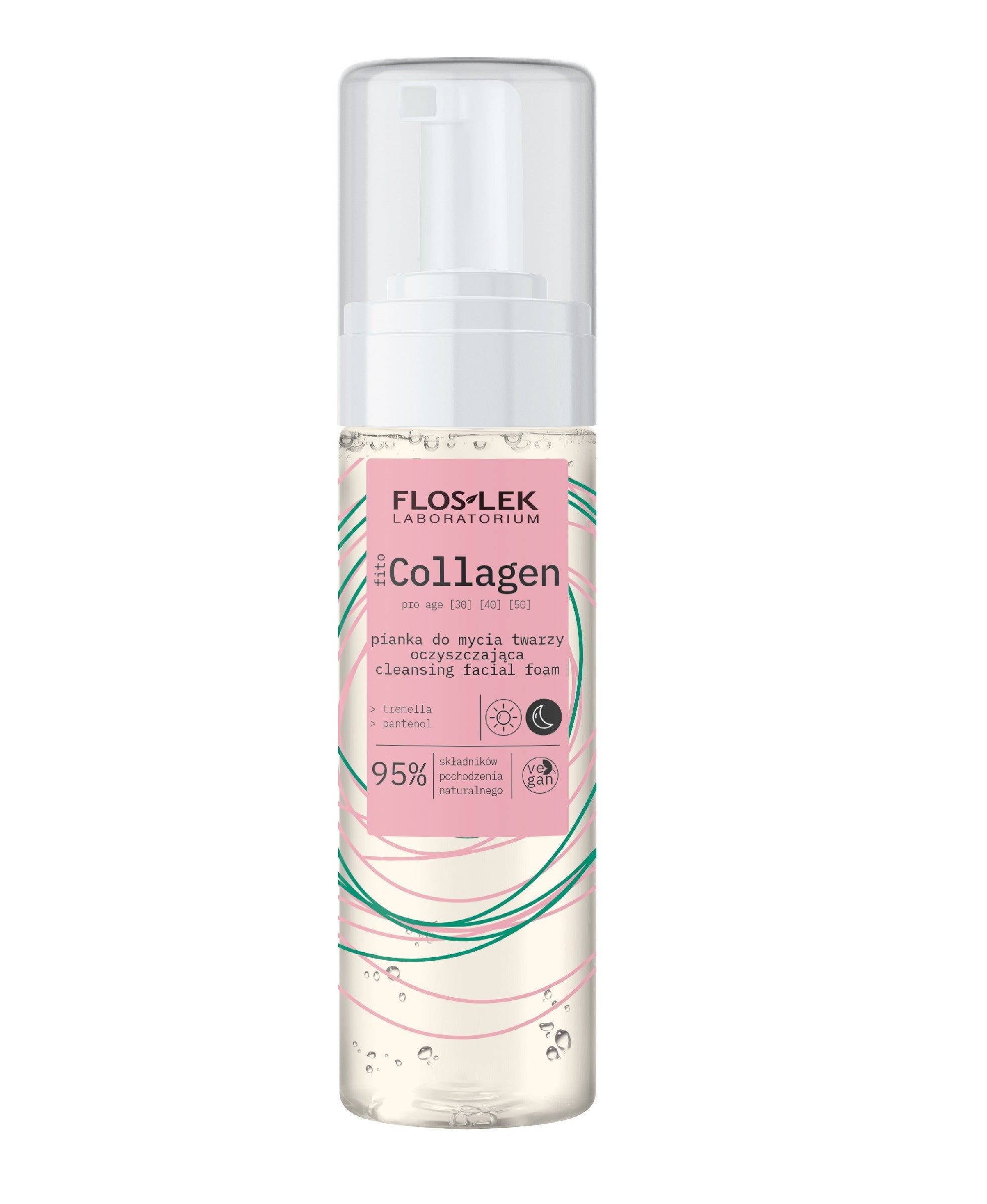 FLOSLEK FitoCollagen Cleansing Face Foam 160 ml | Vaistine1.lt