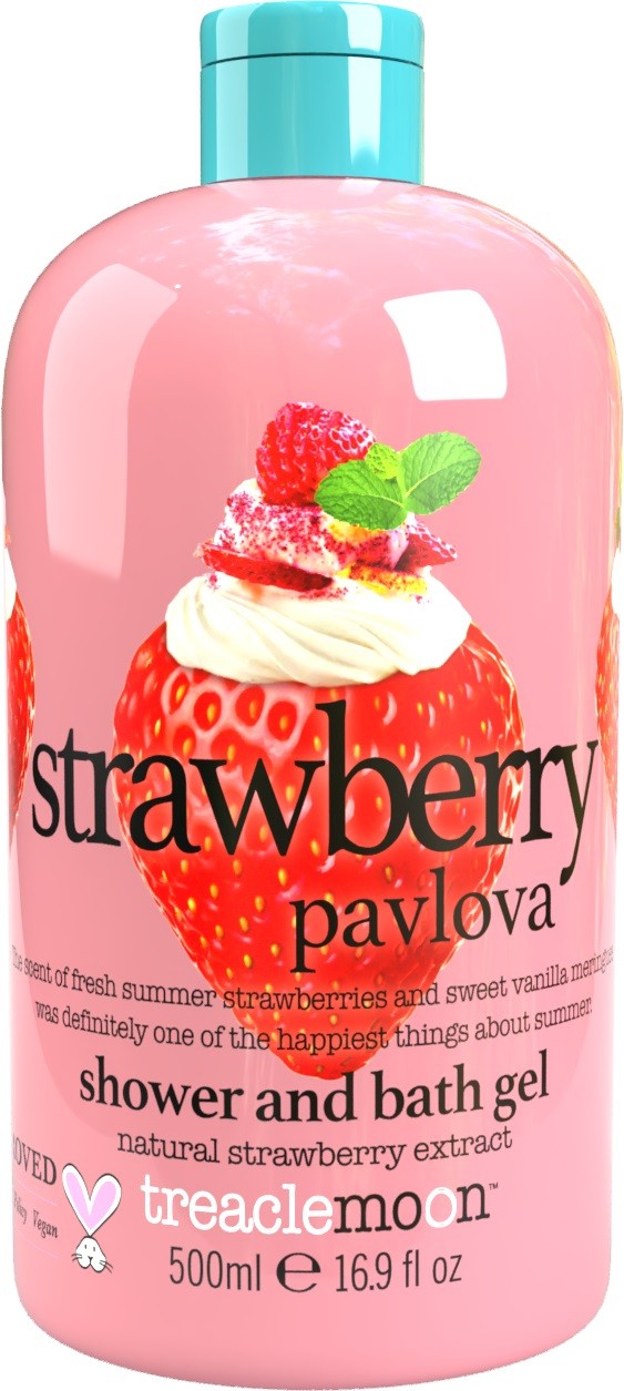 TREACLEMOON Strawberry Pavlova Gel and Bath Liquid 500 ml | Vaistine1.lt