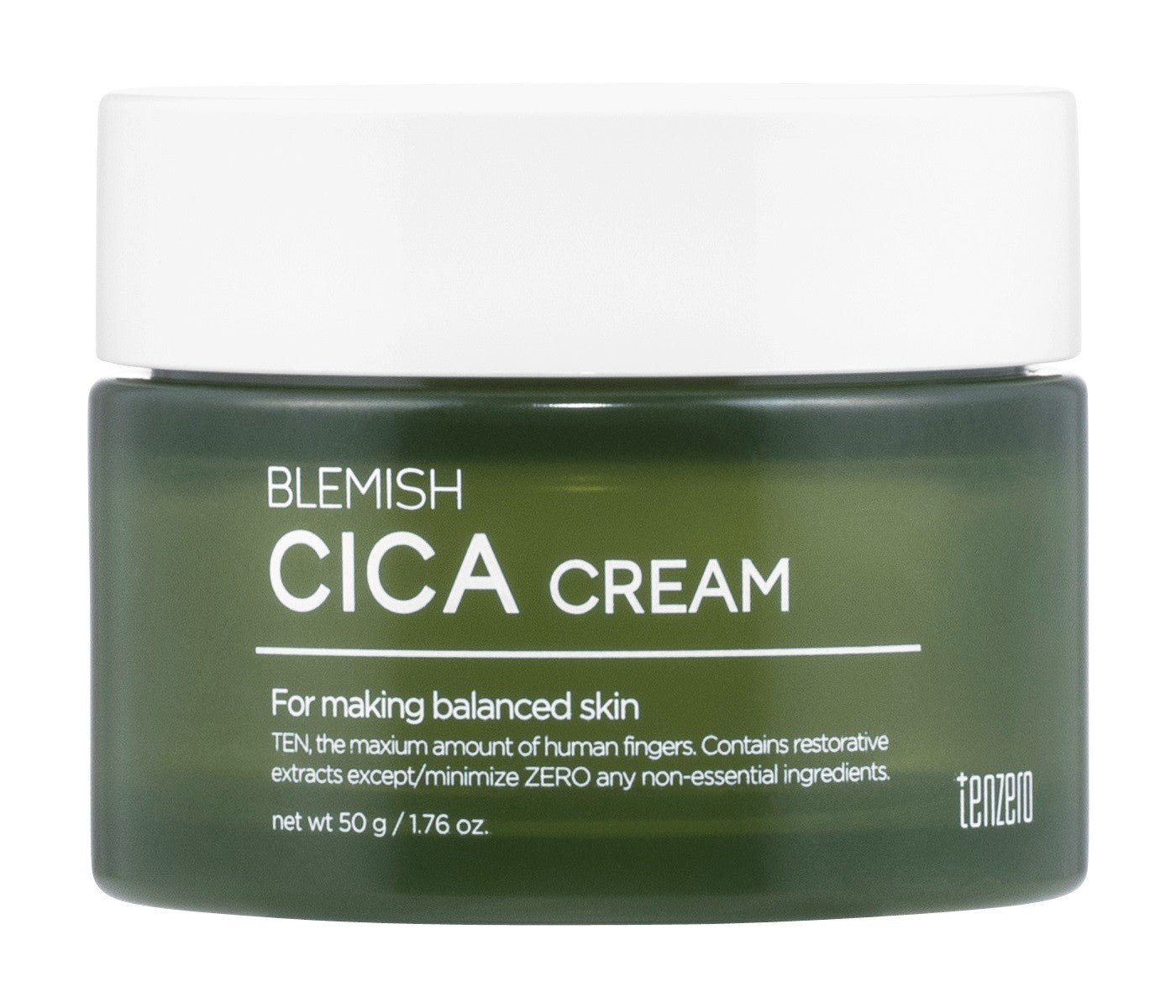 TENZERO Blemish Cica Face Cream 50g | Vaistine1.lt