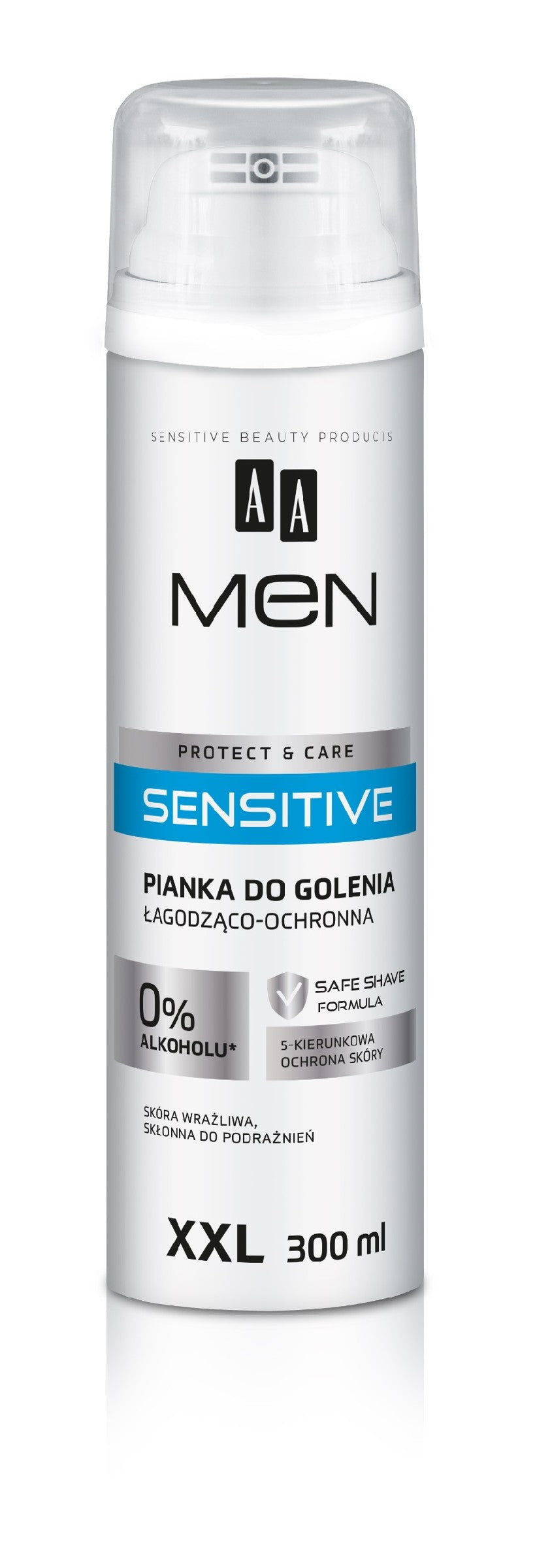 AA Men Sensitive Care Soothing-Protective Shaving Foam XXL 300 ml | Vaistine1.lt