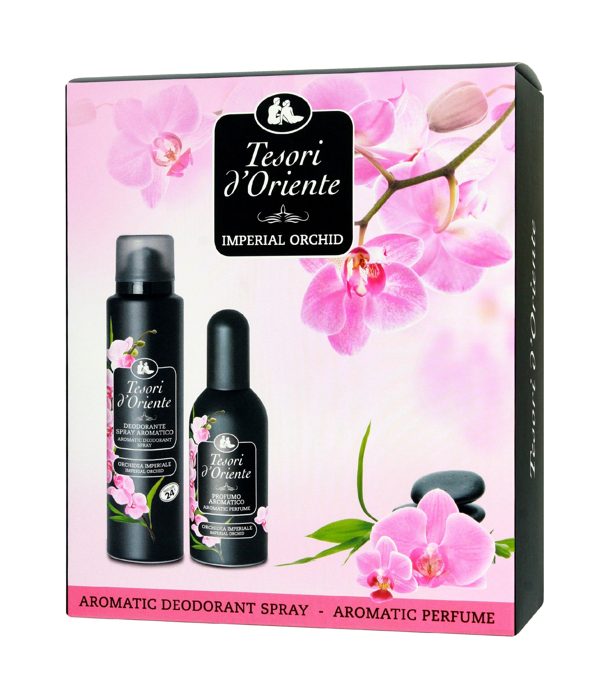 TESORI ŠVENTO RINKINYS Edt + Deo Orchid | Vaistine1.lt