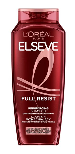 LOREAL ELSEVE Full Resist Hair Strengthening Shampoo 400 ml  - Vaistine1.lt | WestPharmacy.eu