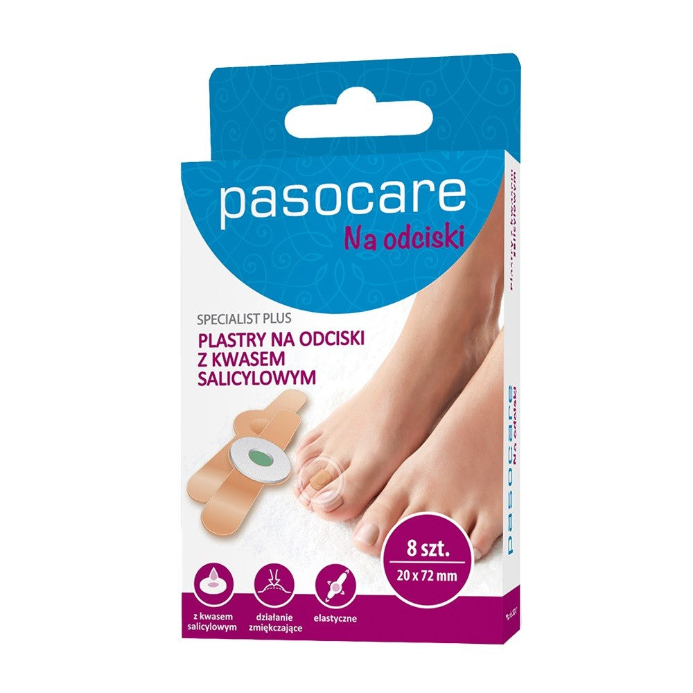 PASOCARE Specialist Plus kukurūzų pleistrai su salicilo rūgštimi | Vaistine1.lt