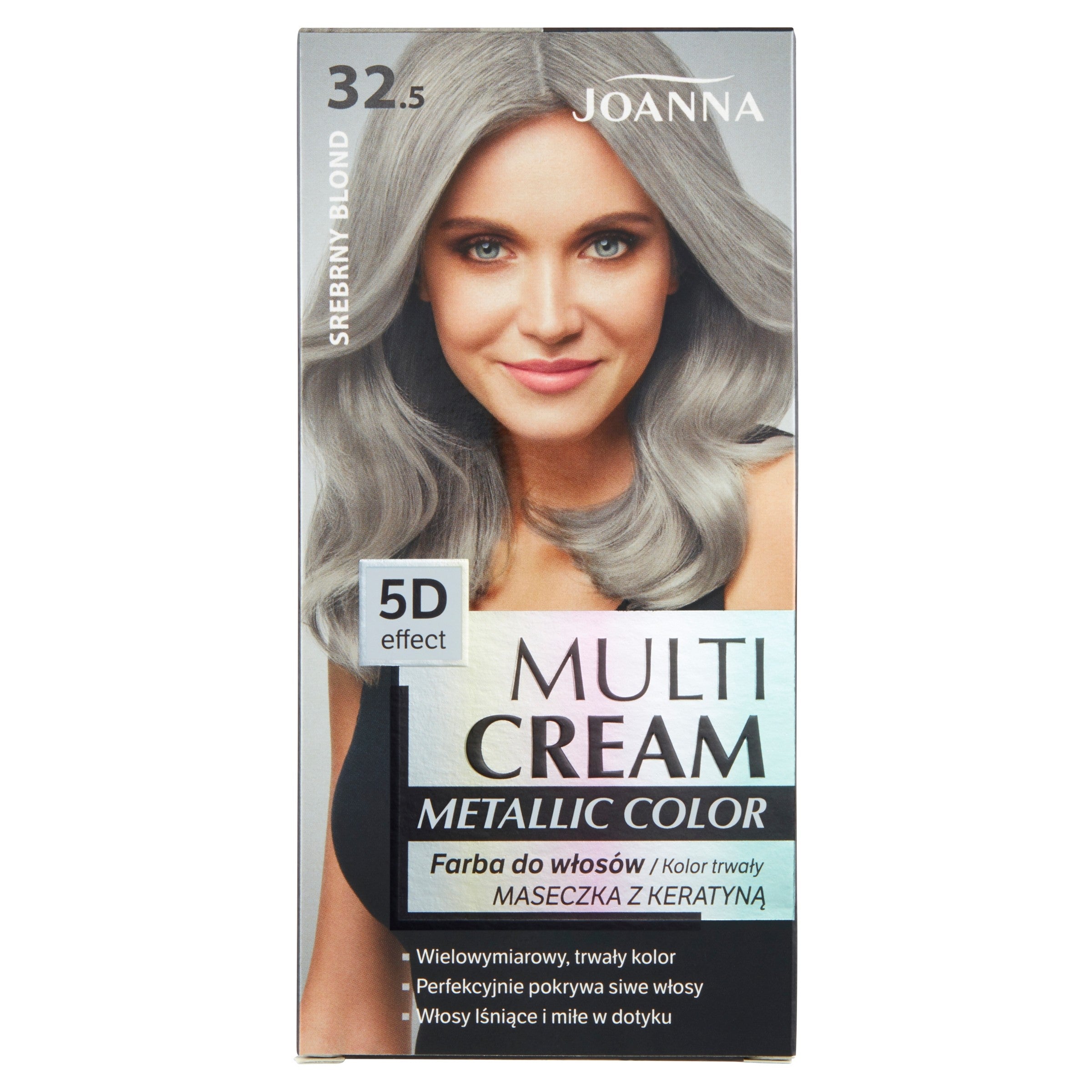 JOANNA Multi Cream Metallic Color Hair dye no. 32.5 Silver blonde. | Vaistine1.lt