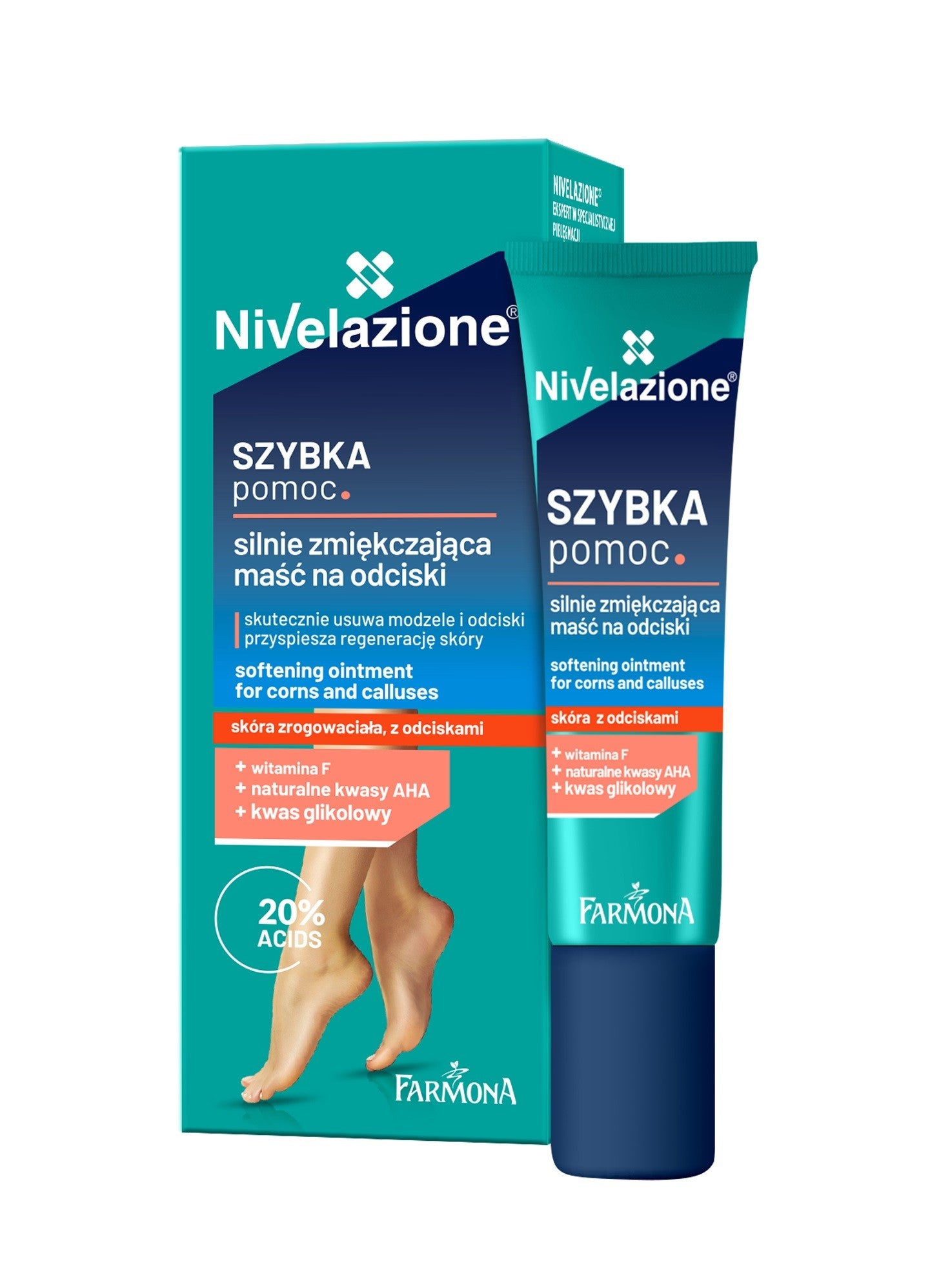 NIVELAZIONE Stipriai minkštinantis tepalas kukurūzams 15 ml | Vaistine1.lt