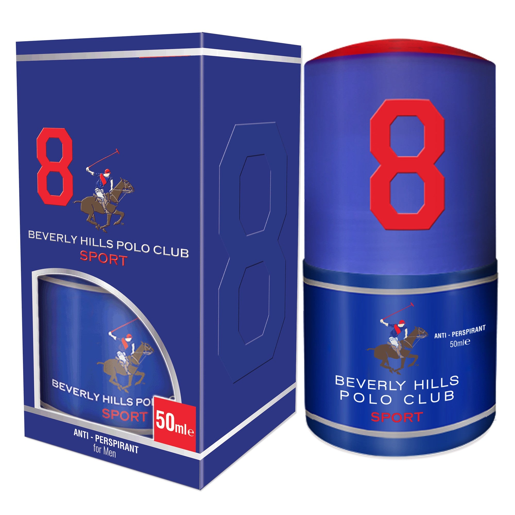 BEVERLY HILLS Polo Club 8 Roll-on antiperspirantas vyrams | Vaistine1.lt