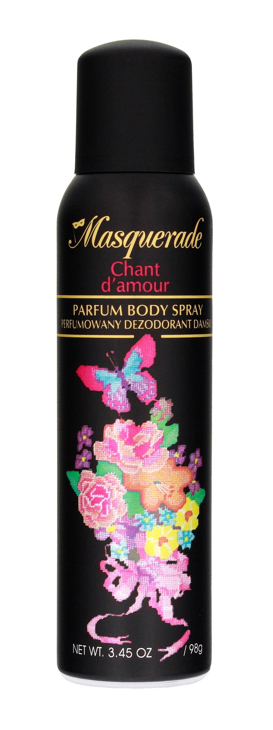 W DEO MASQUERADE 150ML CHANT D AMOUR black | Vaistine1.lt