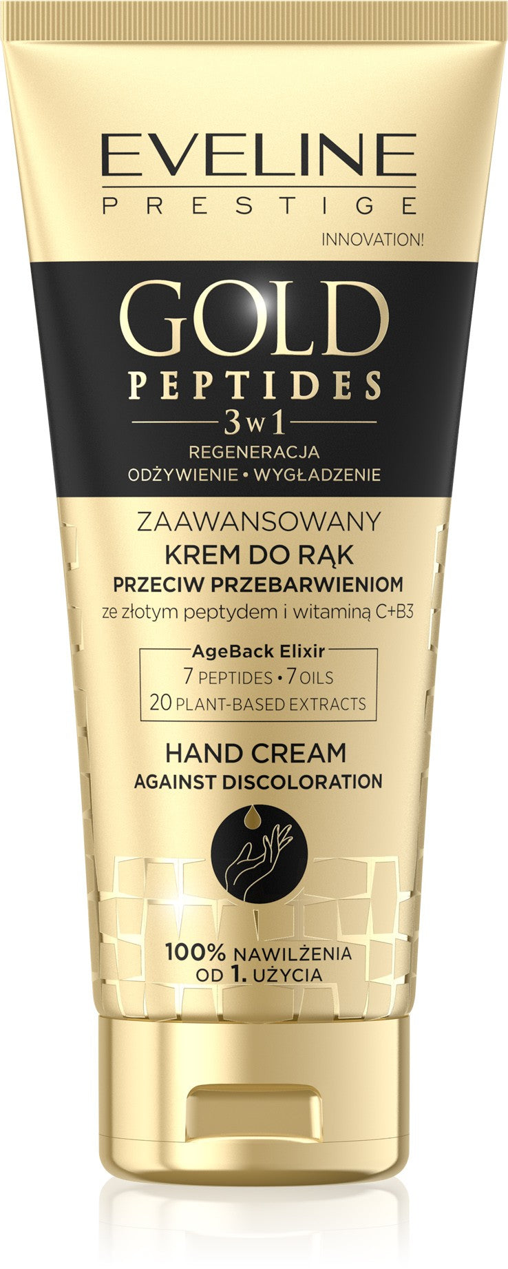 EVELINE Gold Peptides Advanced Hand Cream 3in1 - | Vaistine1.lt