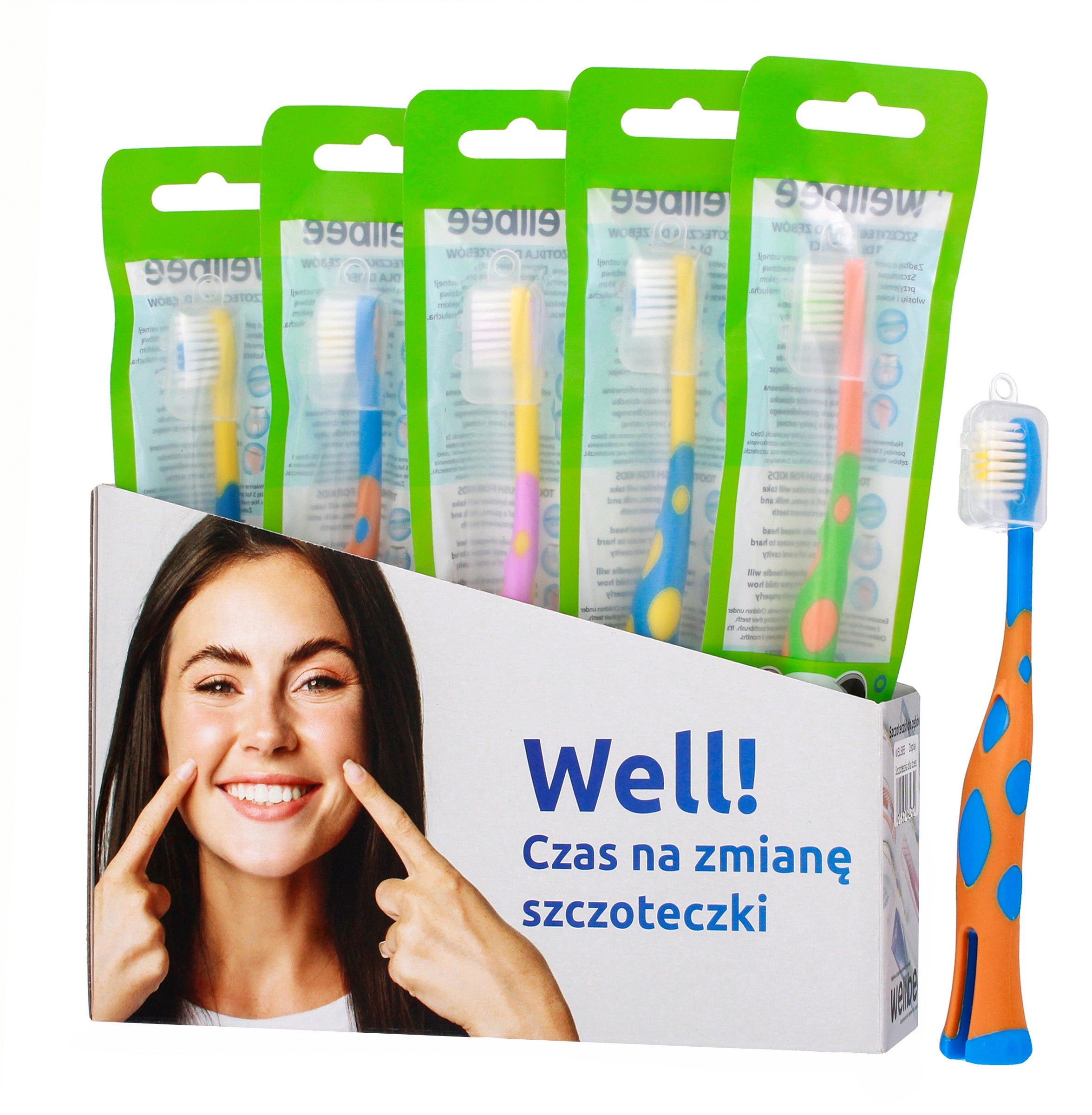 WELLBEE Display Children's Toothbrush | Vaistine1.lt