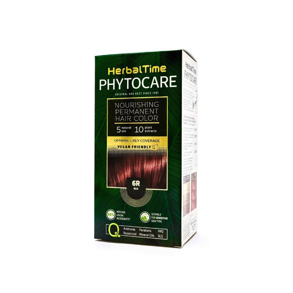 HERBAL TIME Phytocare Natural Hair Color 6R Red | Vaistine1.lt