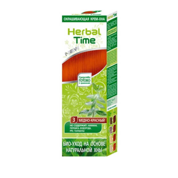 HERBAL TIME Natural Hair Henna 3 Honey Red | Vaistine1.lt | WestPharmacy.eu