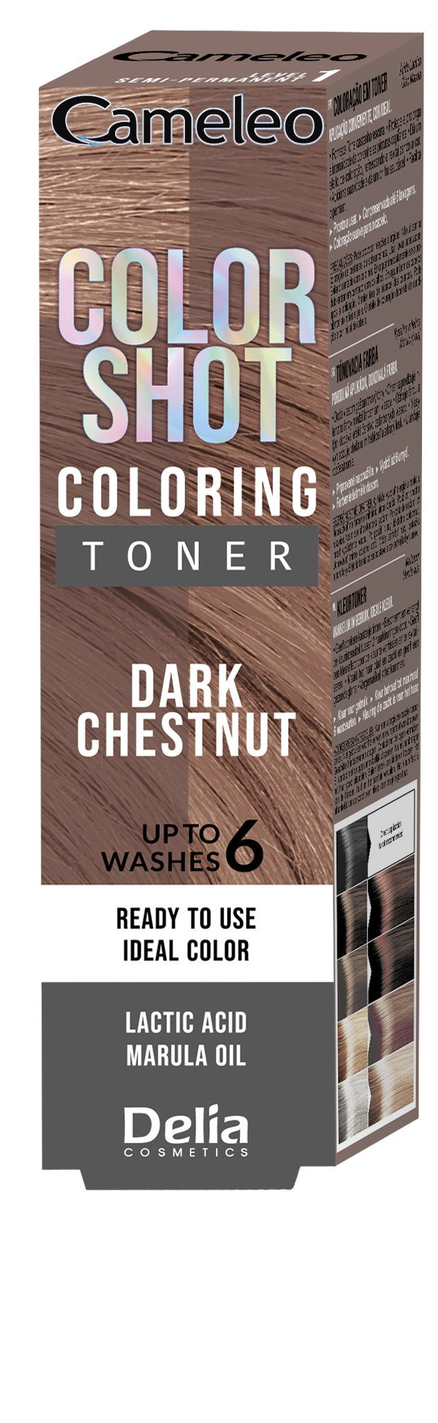 CAMELEO - COLOR SHOT TONER Dark Chestnut d/wło tube 60ml | Vaistine1.lt