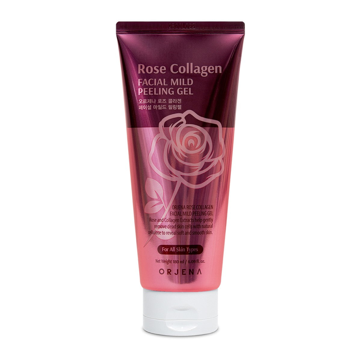 ORJENA Rose Collagen Exfoliating Gel for Face 180 ml | Vaistine1.lt