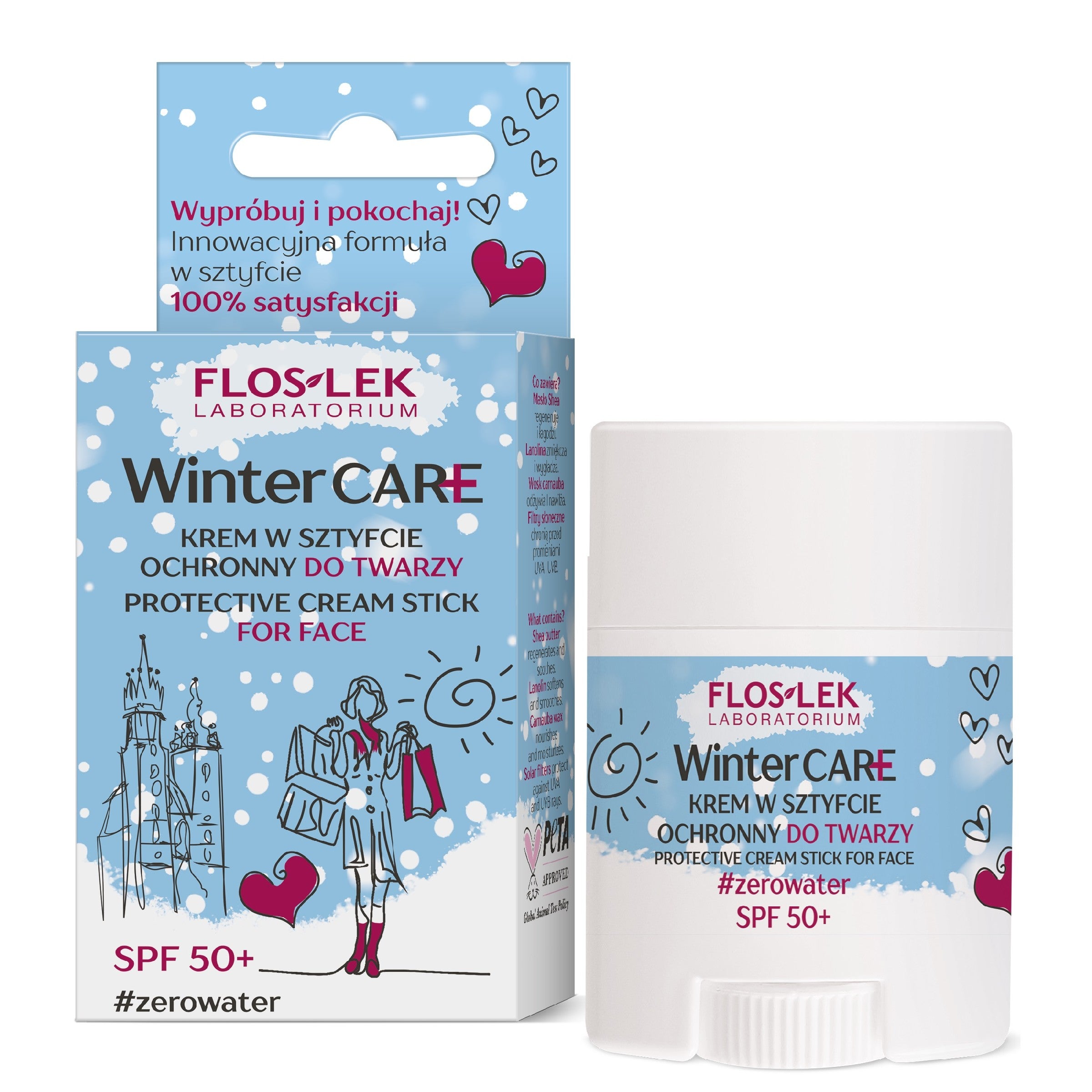 FLOSLEK Winter Protective Cream in Stick SPF 50+ | Vaistine1.lt