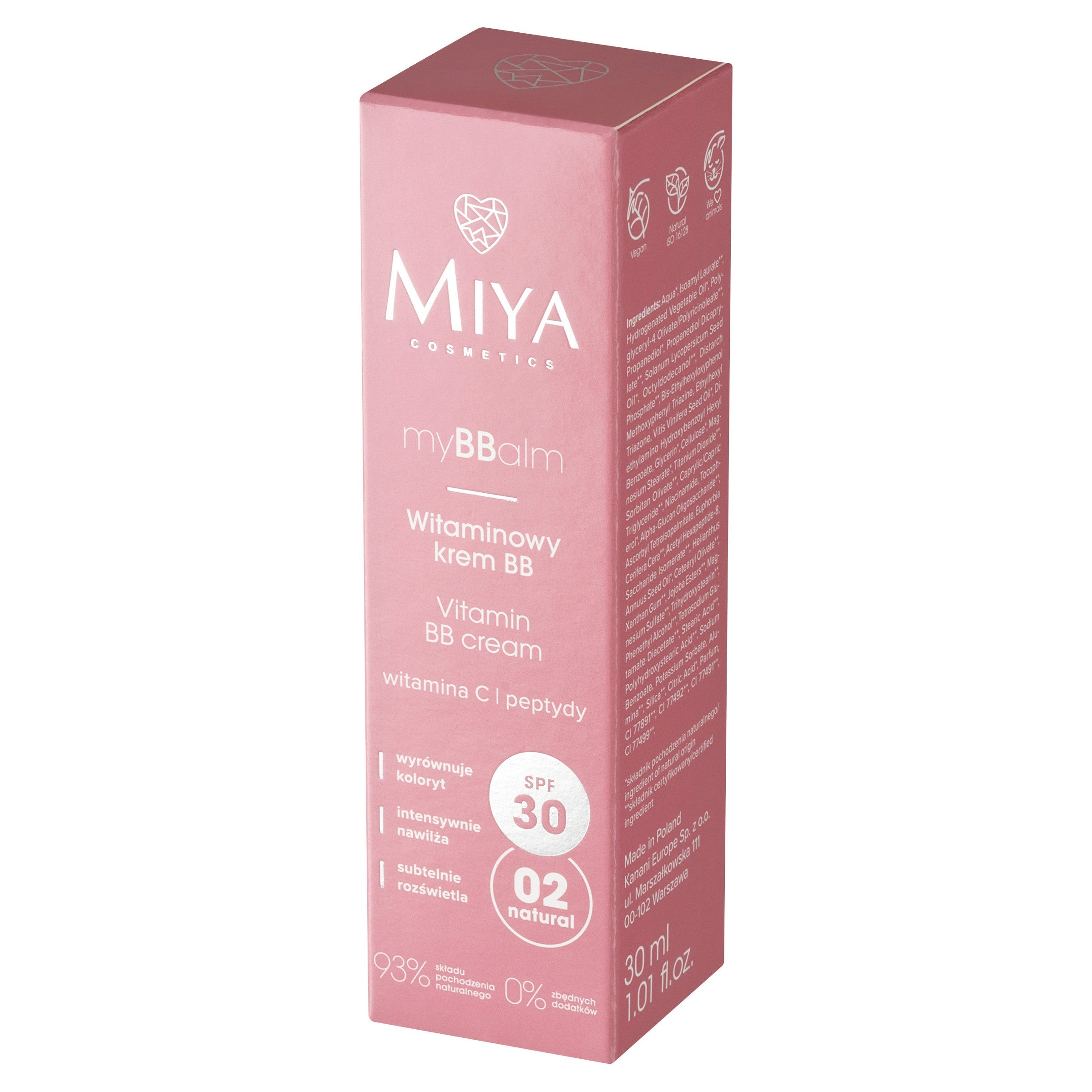 MIYA myBBalm Vitamin Cream bb SPF30 02,30ml | Vaistine1.lt