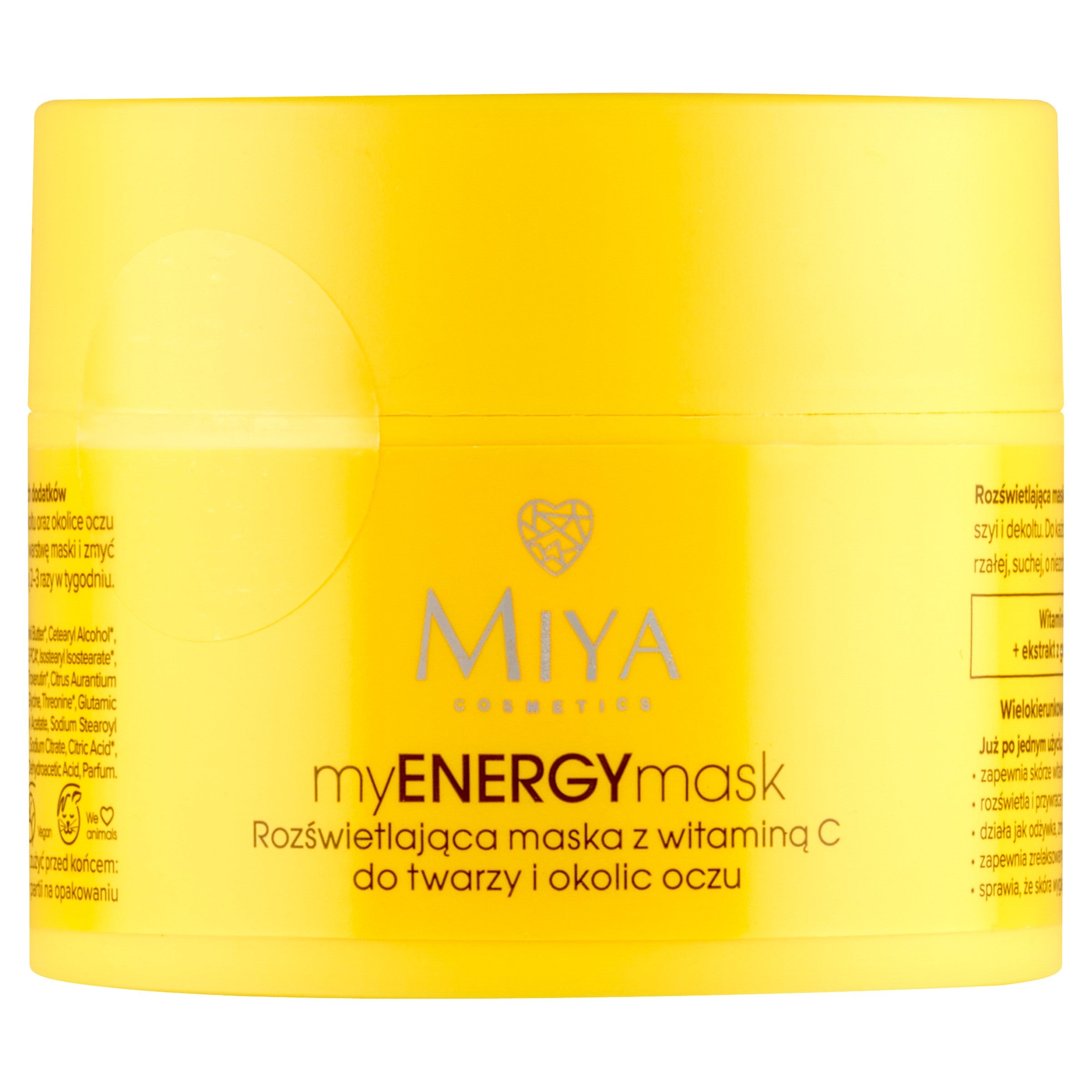 MIYA myENERGYmask Šviesinanti kaukė 50ml | Vaistine1.lt