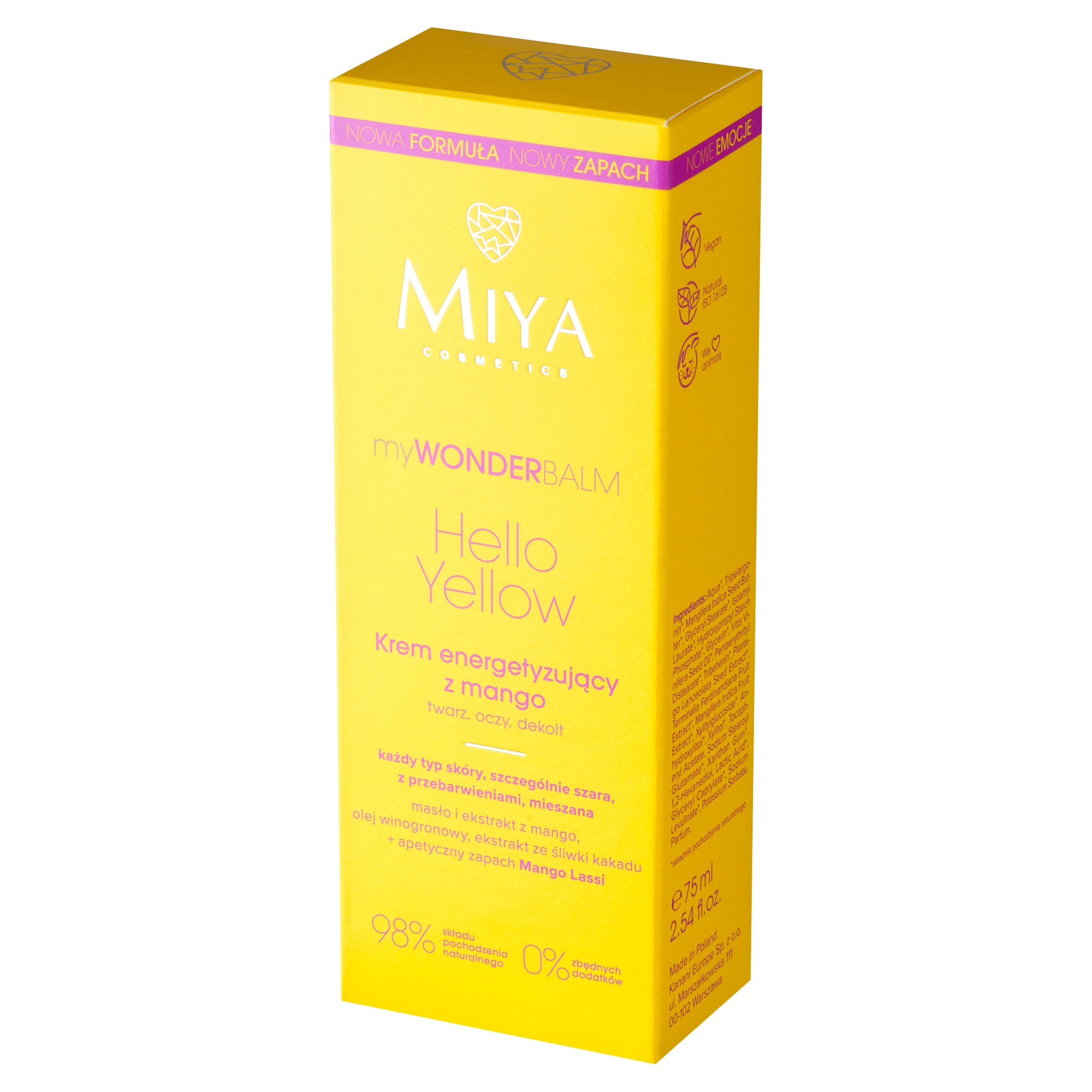 MIYA myWONDERbalm Hello Yellow Energizing Cream 75ml | Vaistine1.lt