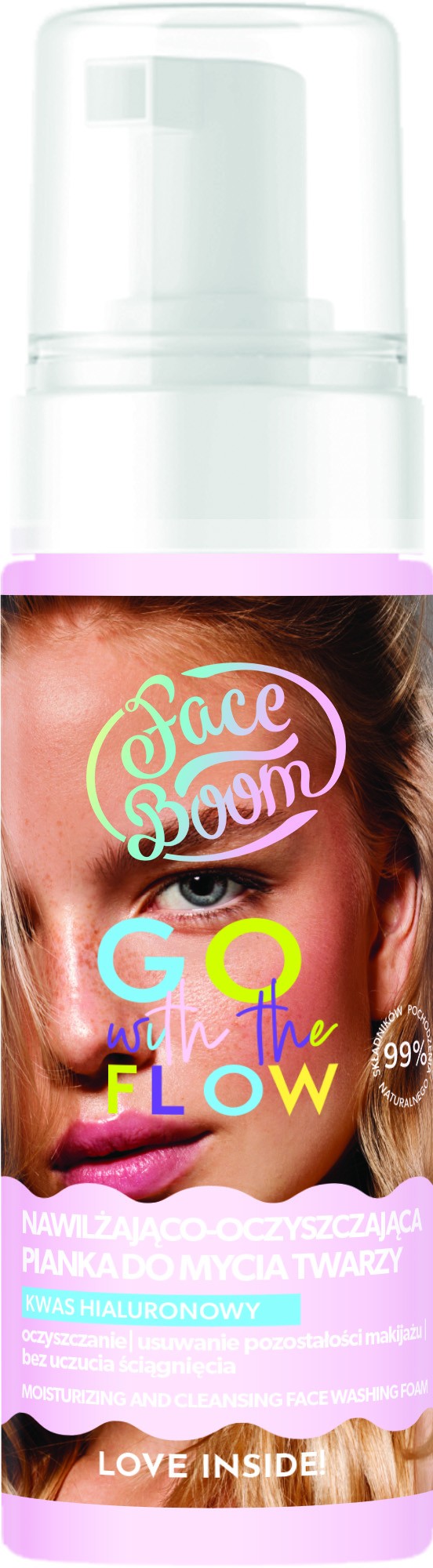 BIELENDA FaceBoom Go With The Flow Moisturizing and Cleansing Foaming Face Wash 150 ml.  - Vaistine1.lt | WestPharmacy.eu