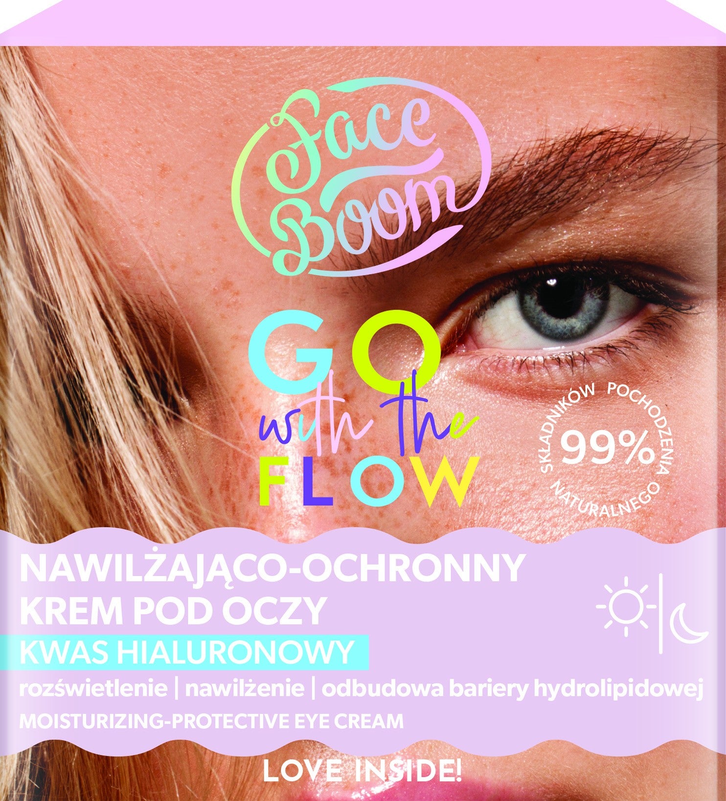 BIELENDA FaceBoom Go With The Flow Strongly moisturizing and protective eye cream 15 m  - Vaistine1.lt | WestPharmacy.eu