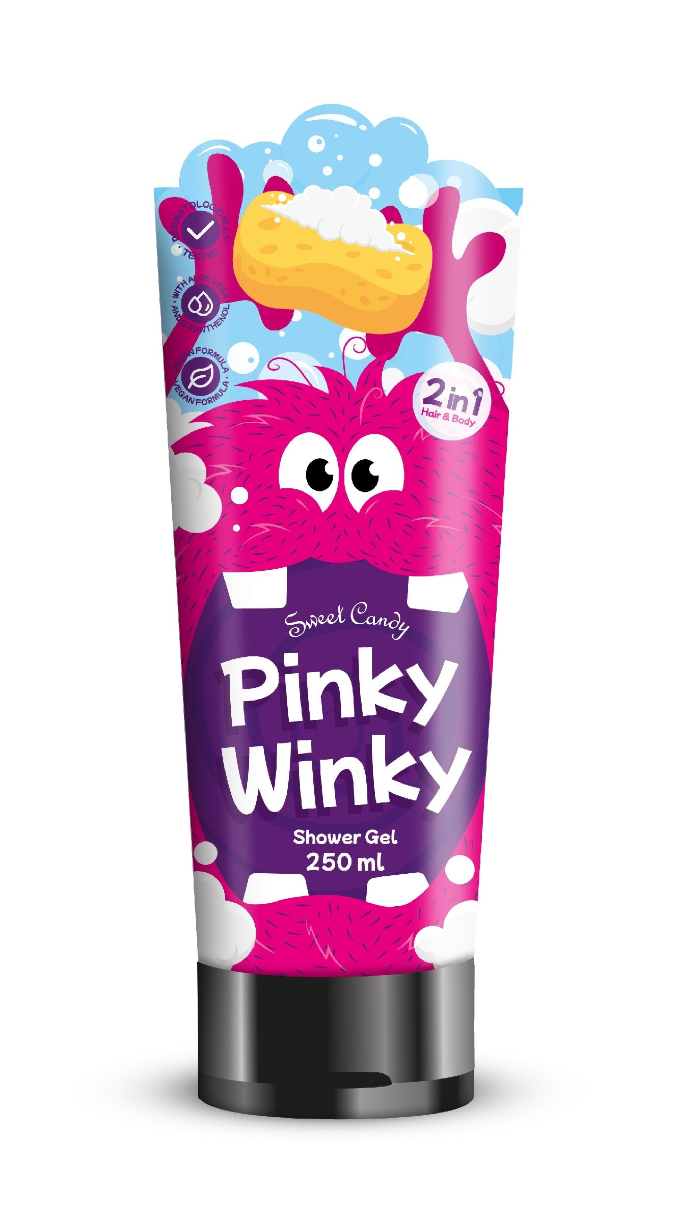 SWEET CANDY Shampoo and shower gel 2in1 - Pinky Winky 250 ml | Vaistine1.lt