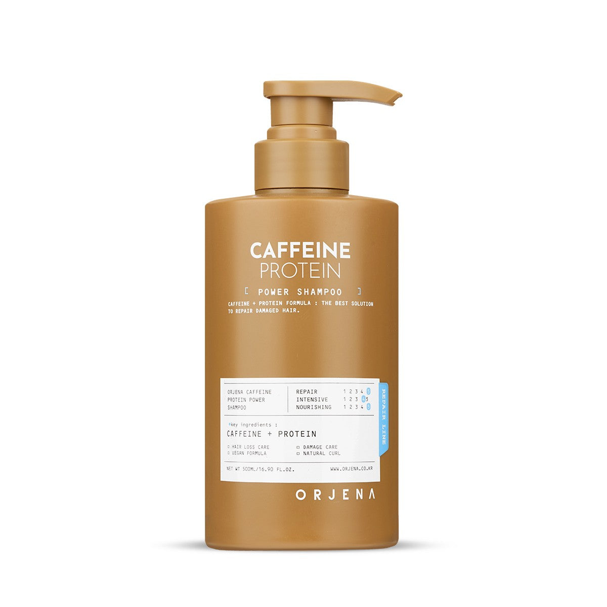 ORJENA CAFFEINE PROTEIN Shampoo 500ml  - Vaistine1.lt | WestPharmacy.eu