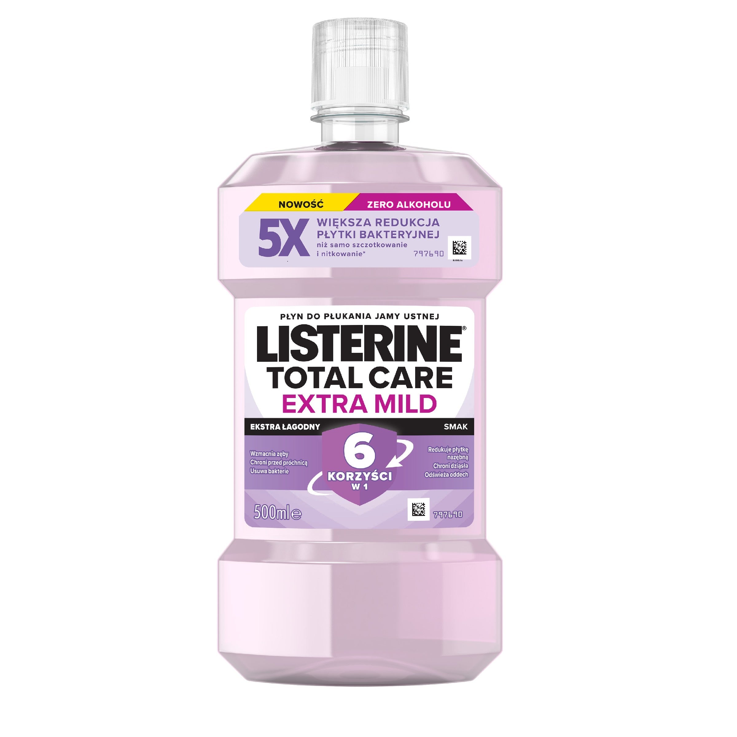 LISTERINE Total Care mouthwash - Extra Mild (mild taste) 500 ml.  - Vaistine1.lt | WestPharmacy.eu