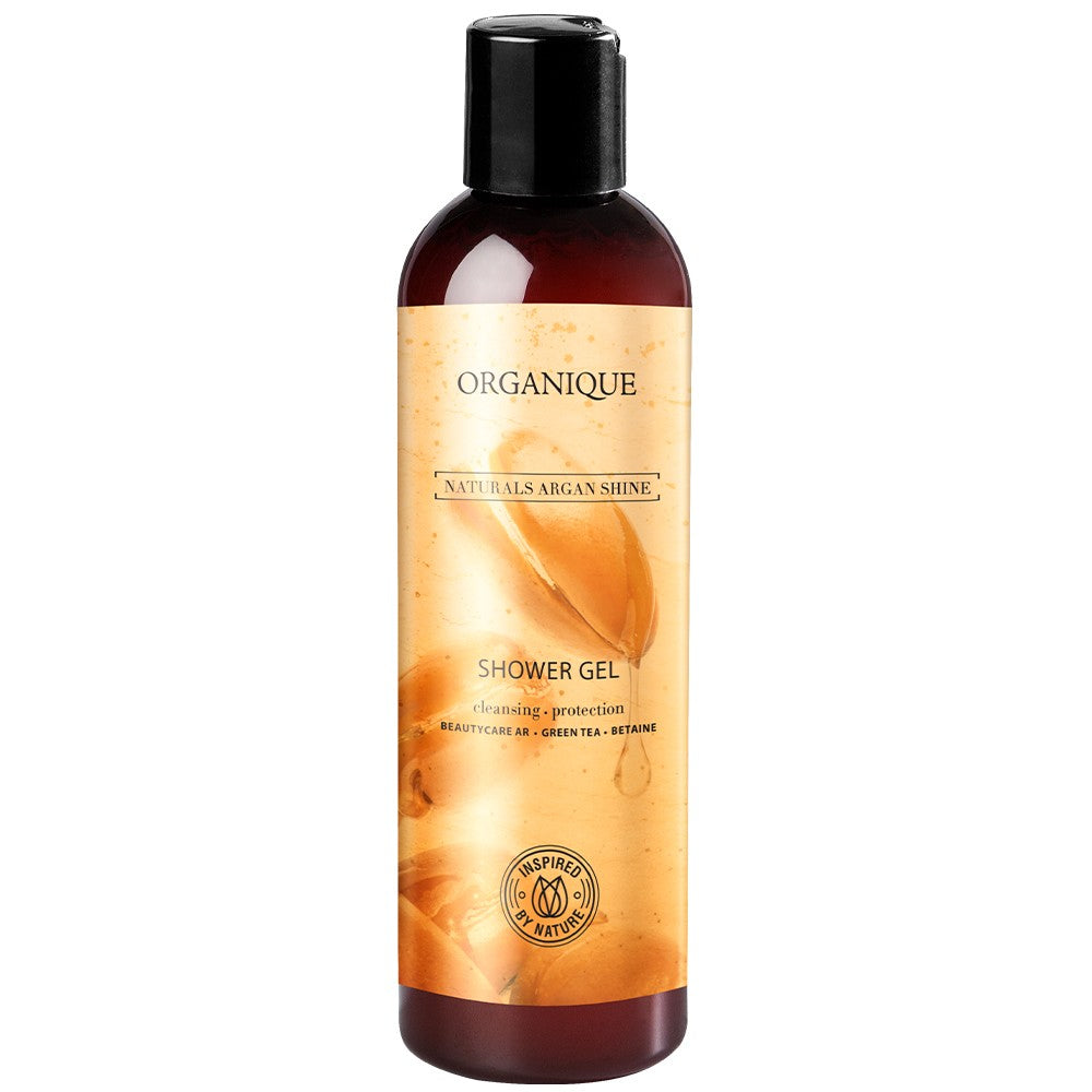 ORGANIQUE Naturals Argan Shine Protective Shower Gel - dry skin 250 ml.  - Vaistine1.lt | WestPharmacy.eu