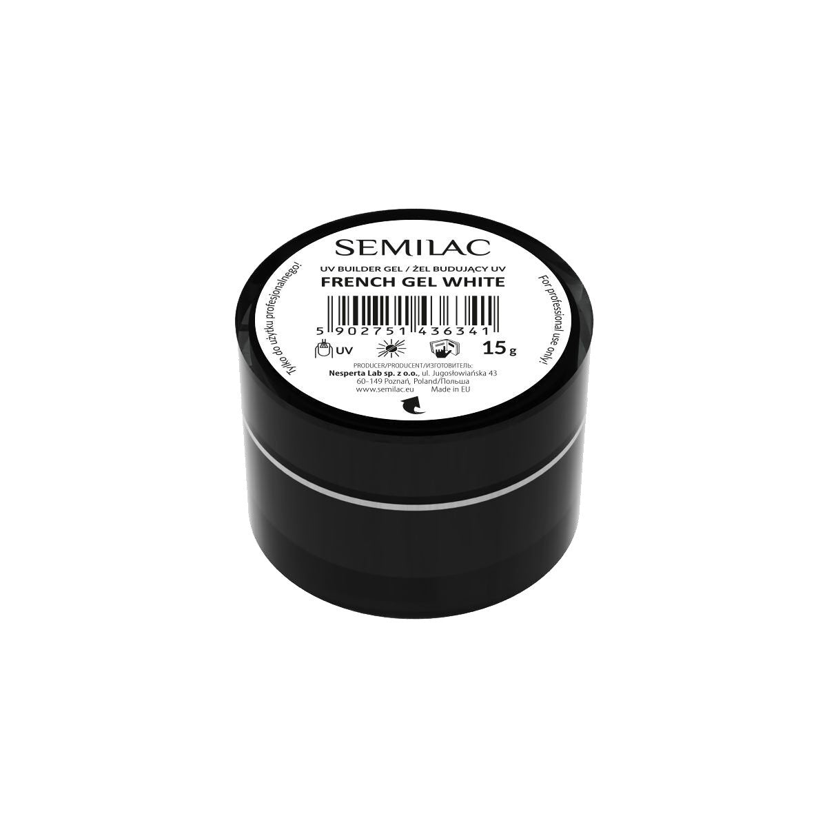 SEMILAC Semilac French Gel White 15 g  - Vaistine1.lt | WestPharmacy.eu