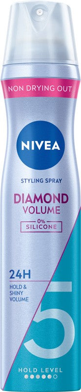 NIVEA Styling Hairspray Diamond Volume Care - 250 ml. | Vaistine1.lt | WestPharmacy.eu