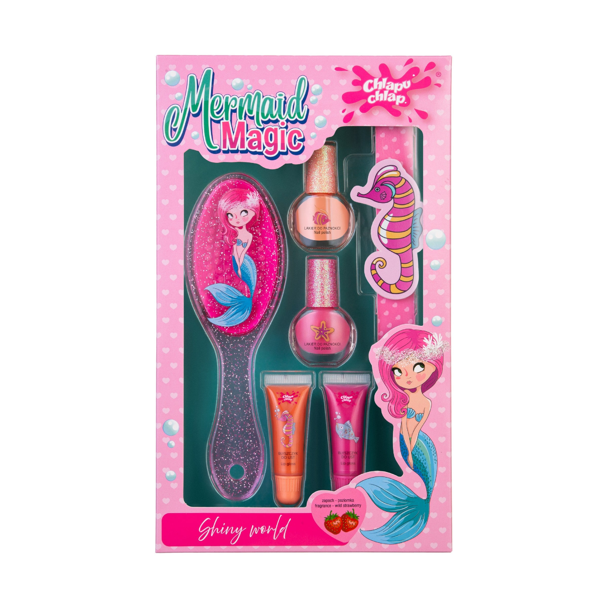 CHLAPU CHLAP Mermaid Magic baby set with brush, nail polish, nail file and lip glosses  - Vaistine1.lt | WestPharmacy.eu