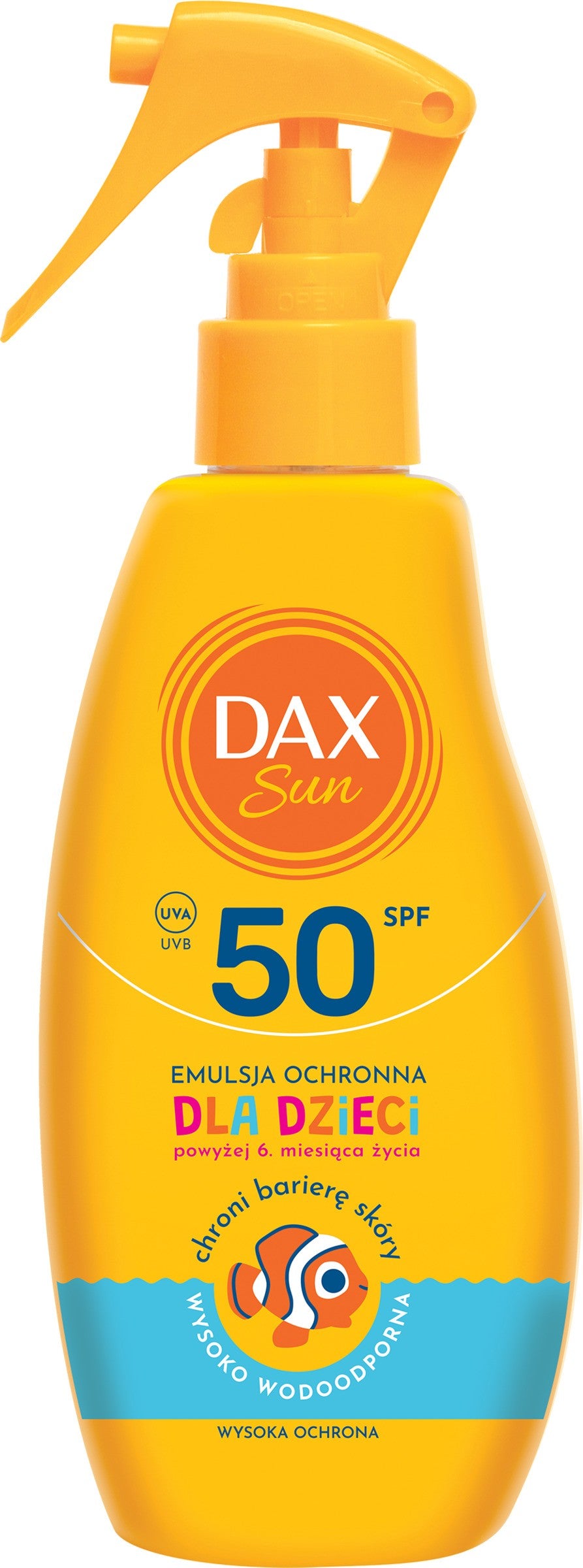 DAX Sun protective emulsion for children SPF 50 200 ml  - Vaistine1.lt | WestPharmacy.eu