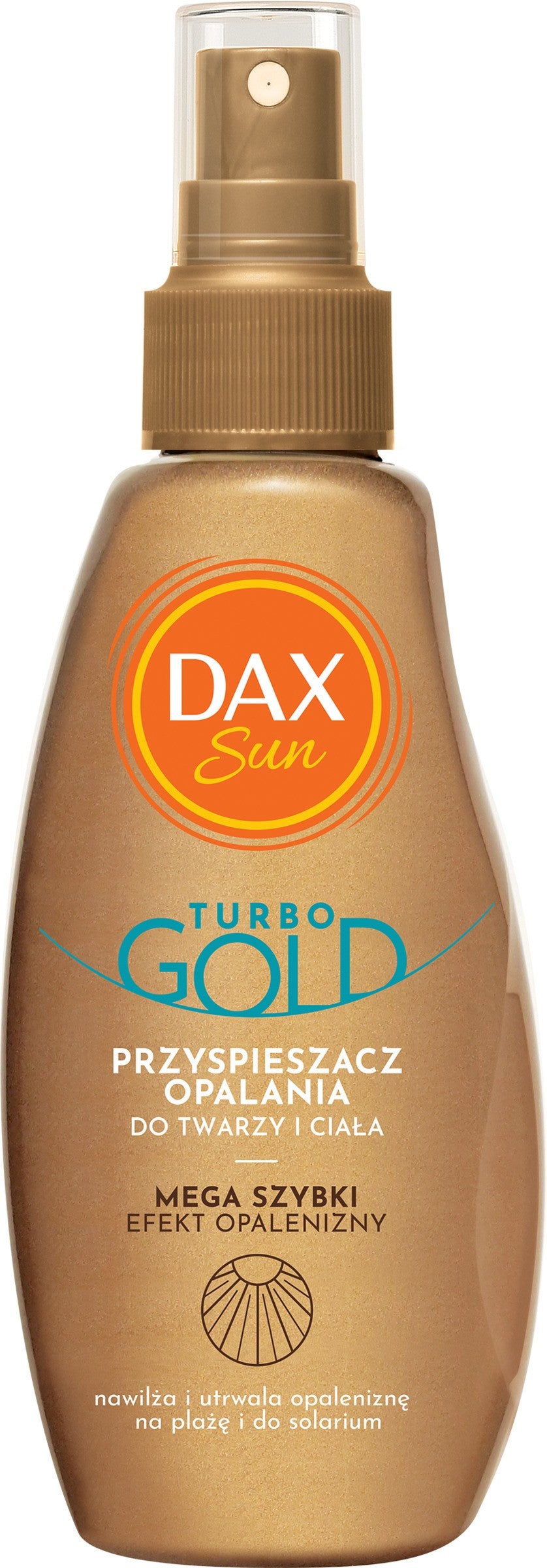 DAX Sun Tanning Accelerator for face and body Turbo Gold 200 ml  - Vaistine1.lt | WestPharmacy.eu
