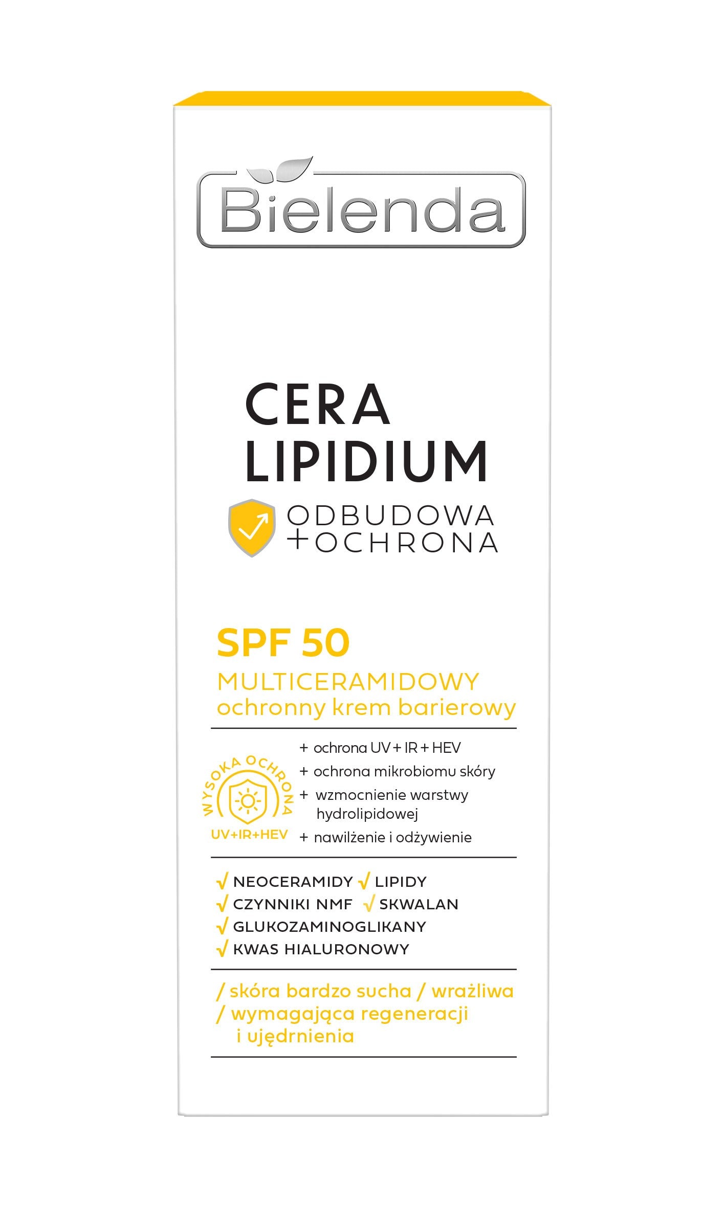 BIELENDA Cera Lipidium Reconstruction + Protection Multicamide protective barrier cream SPF50 30 ml  - Vaistine1.lt | WestPharmacy.eu