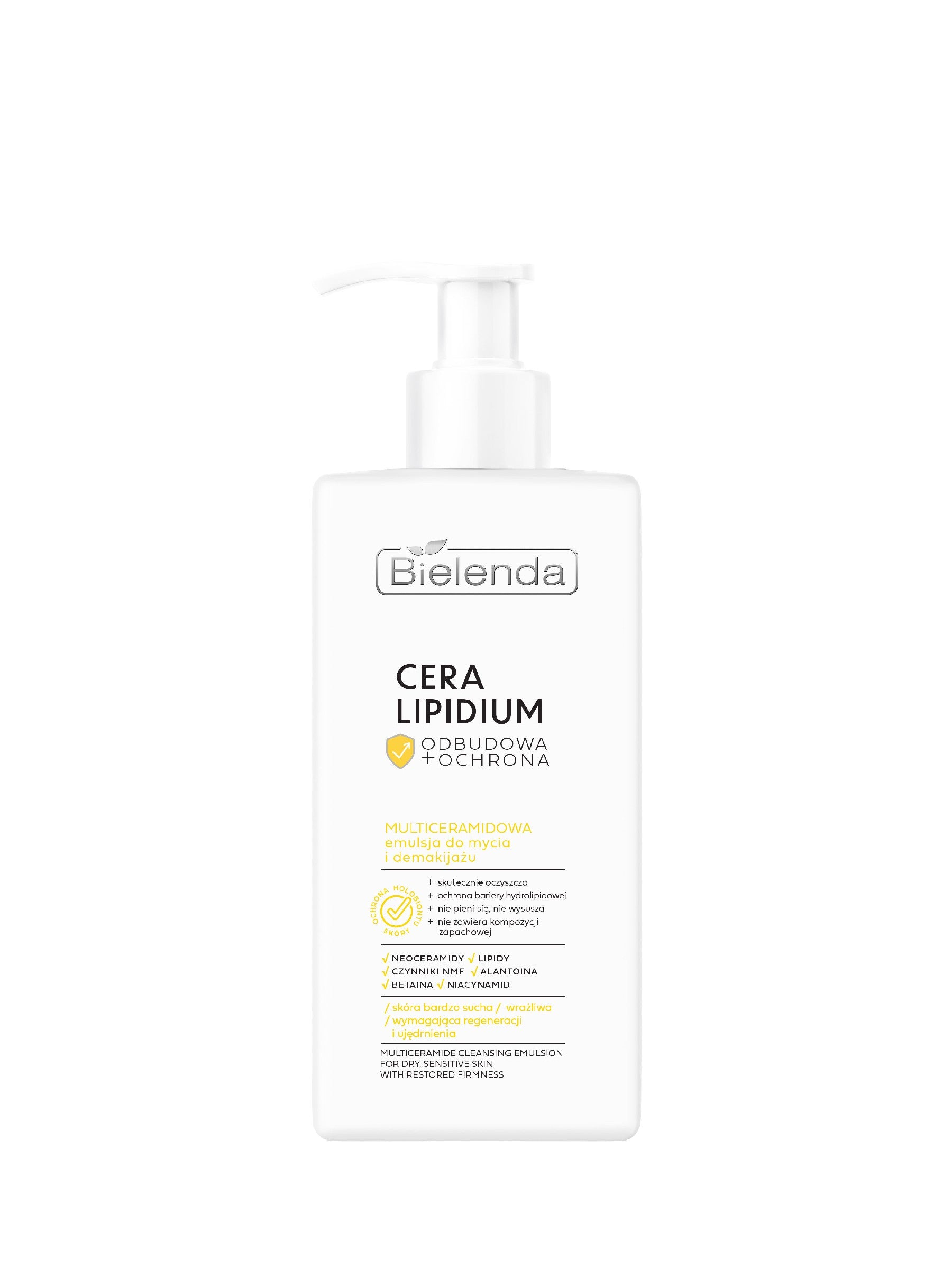 BIELENDA Cera Lipidium Reconstruction + Protection Multicamide emulsion for cleansing and makeup removal 300 ml  - Vaistine1.lt | WestPharmacy.eu