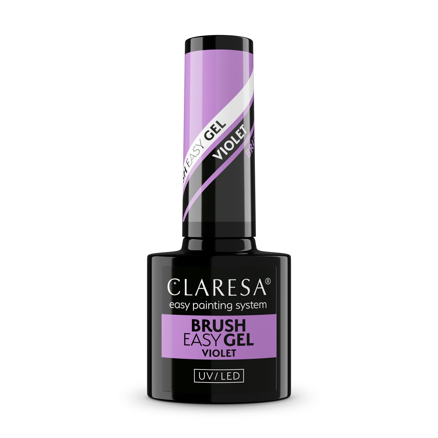 CLARESA Brush Easy Gel Nail Gel - Violet 5 g  - Vaistine1.lt | WestPharmacy.eu