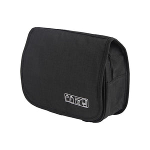 DONEGAL Folding travel cosmetic bag - organizer with transparent pocket and hook (4817)  - Vaistine1.lt | WestPharmacy.eu