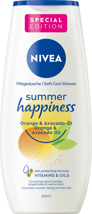 NIVEA Care Shower Gel Summer Happiness Orange & Avocado - Limited Edition 250 ml.  - Vaistine1.lt | WestPharmacy.eu