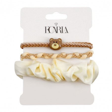 ECARLA Hair elastics - MIS plaited satin badge set 3in1 GUM173K  - Vaistine1.lt | WestPharmacy.eu