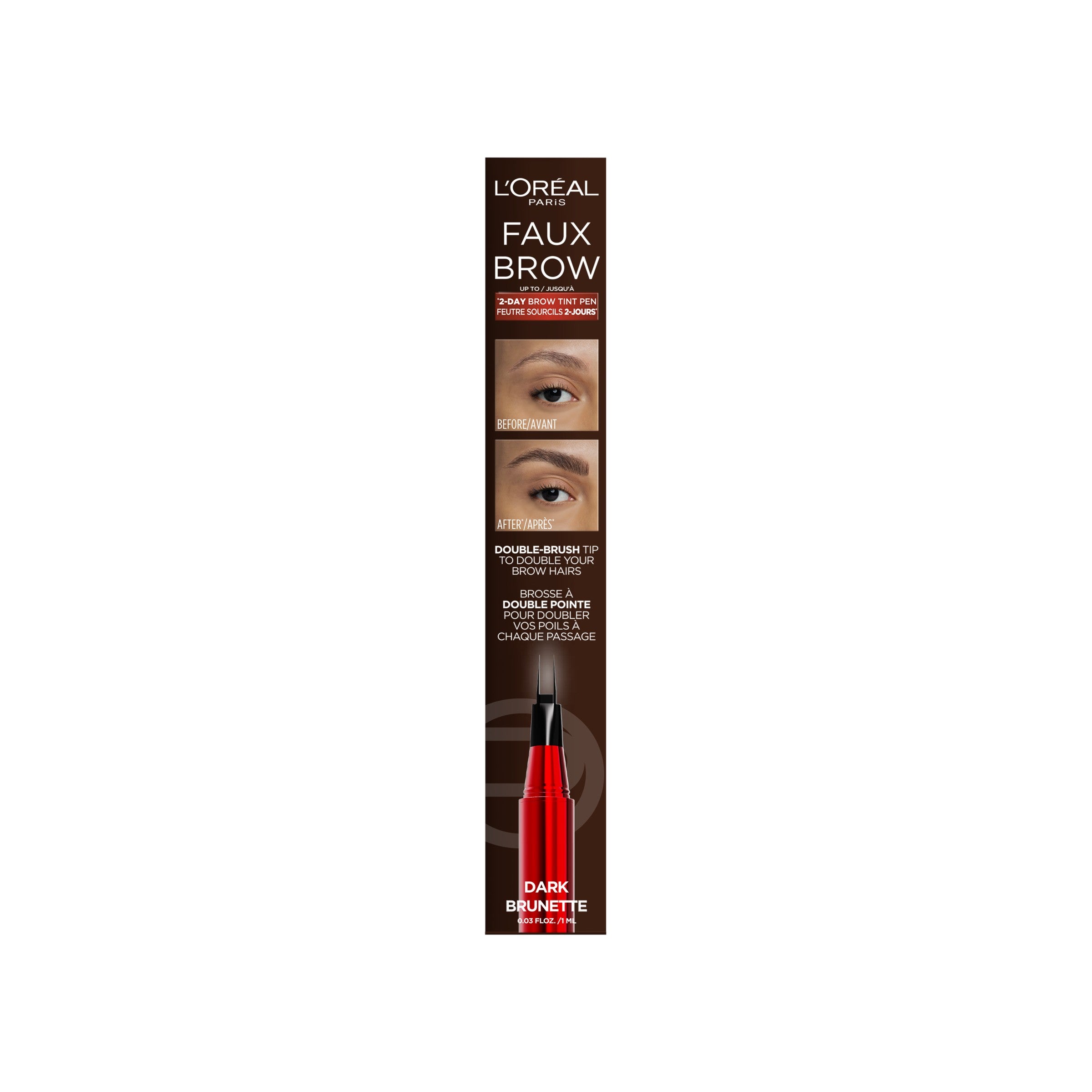 LOREAL Infallible Faux Brow Pencil Dark Brunette  - Vaistine1.lt | WestPharmacy.eu