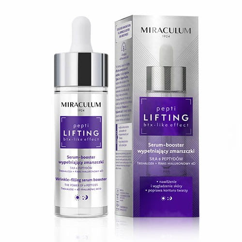 MIRACULUM Pepti Lifting Wrinkle-Filling Serum-Booster for day and night 30 ml  - Vaistine1.lt | WestPharmacy.eu