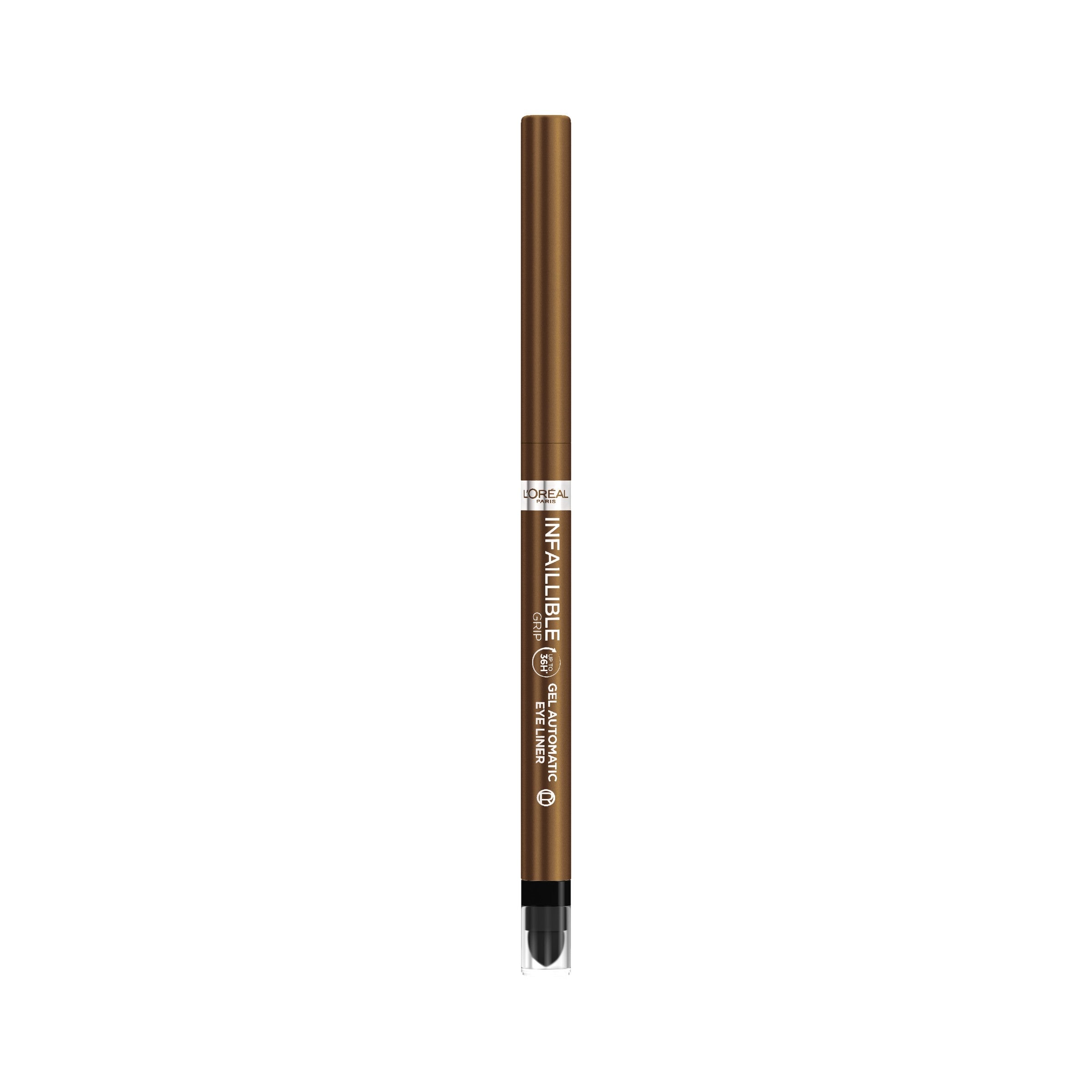 LOREAL Infallible Grip Gel Automatic Eyeliner Pencil, 12 Bronzed Espresso  - Vaistine1.lt | WestPharmacy.eu