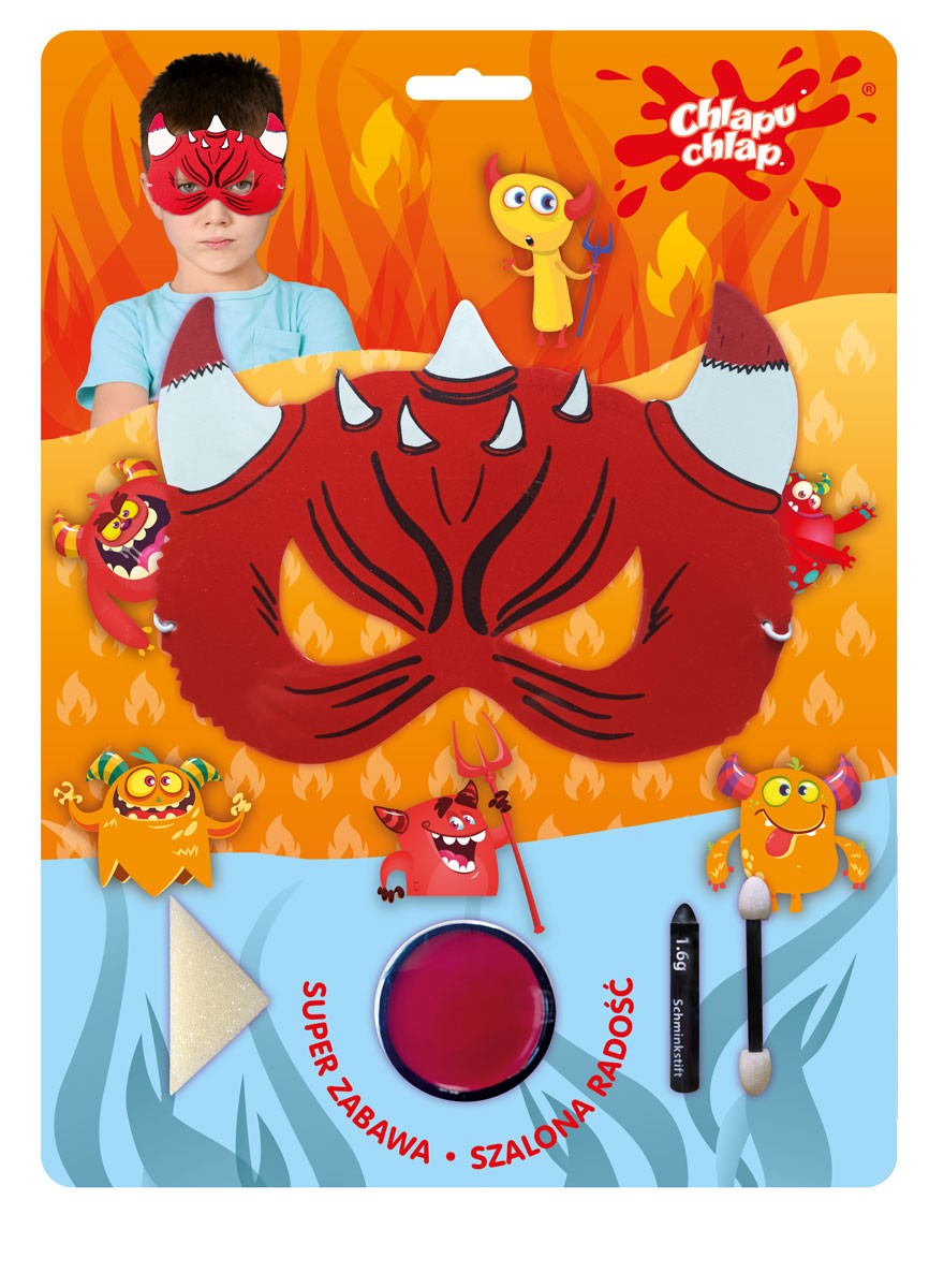 CHLAPU CHLAP CREATIVE PLAY KIT - DEVIL MASK  - Vaistine1.lt | WestPharmacy.eu