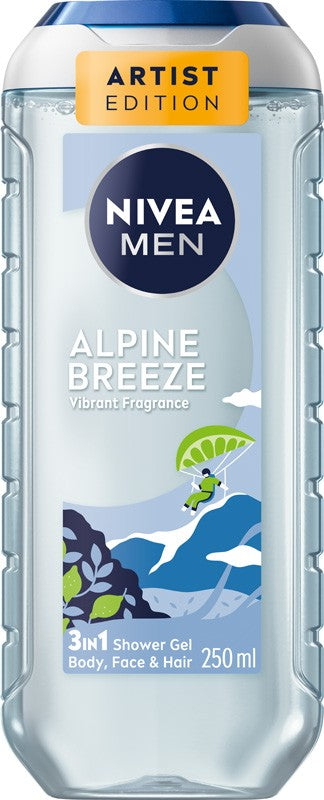 NIVEA MEN Alpine Breeze 3-in-1 Shower Gel 250 ml  - Vaistine1.lt | WestPharmacy.eu