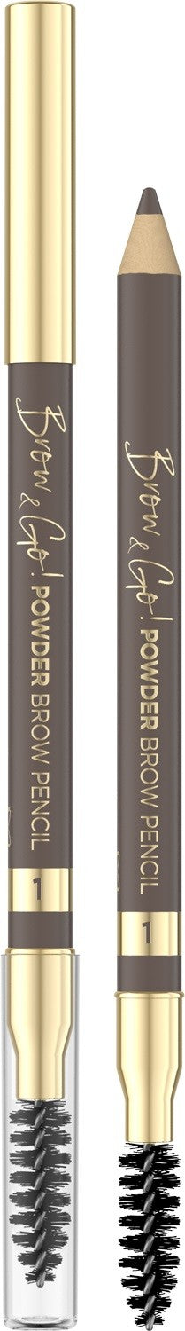 EVELINE Brow & Go Powder Eyebrow Pencil No. 01  - Vaistine1.lt | WestPharmacy.eu