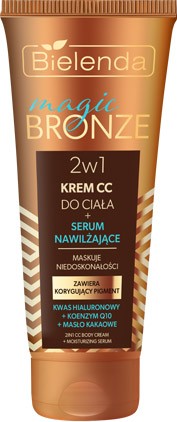 BIELENDA Magic Bronze CC Cream + 2-in-1 Moisturizing Serum for Body 150 ml  - Vaistine1.lt | WestPharmacy.eu