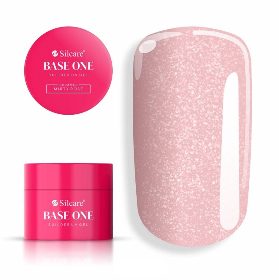 SILCARE Base One Gel Nail Builder - Shimmer Misty Rose 50 g  - Vaistine1.lt | WestPharmacy.eu
